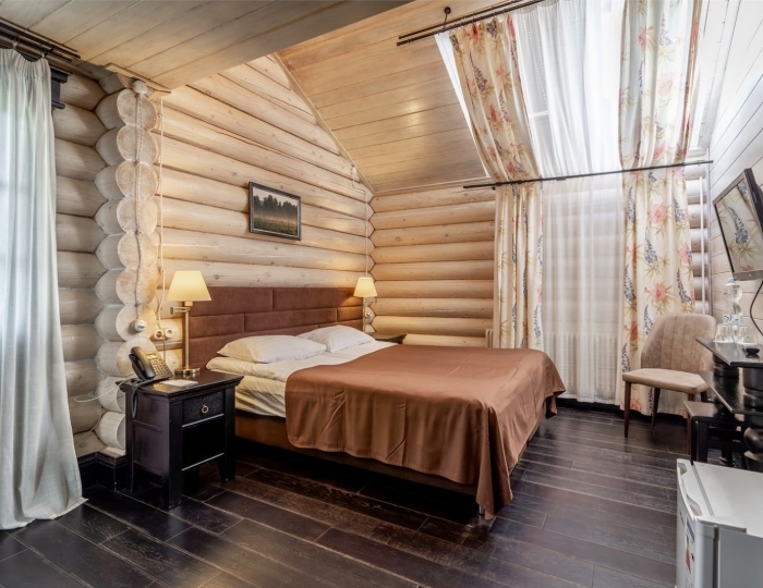 Стандарт 2-мест.с мансардным окном и балконом - Эко-отель «Лепота»