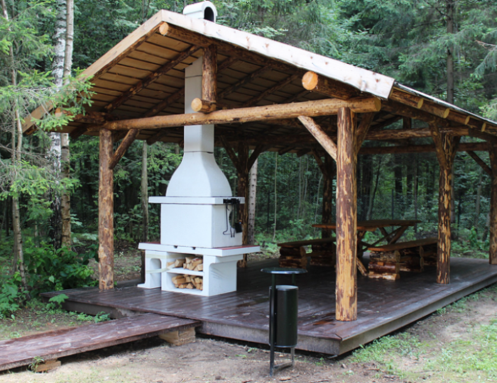 Уютные беседки с барбекю - Эко-отель «Лепота»